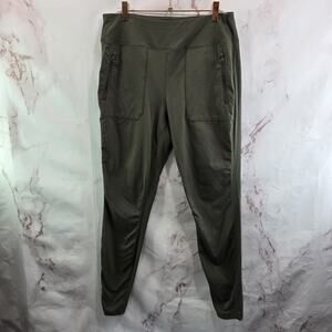 The North Face Leggings Womens Large Green Paramount High Rise Tight Workwear